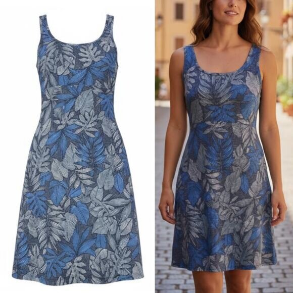 COLUMBIA Women’s PFG Freezer III Dress Size XS Blue - Picture 1 of 8